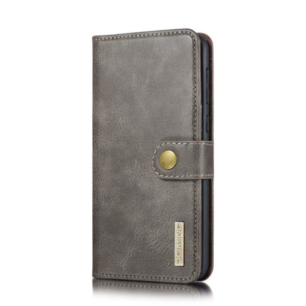 DG.MING Huawei Nova 5 2-in-1 Wallet Etui - Grå Silver grey