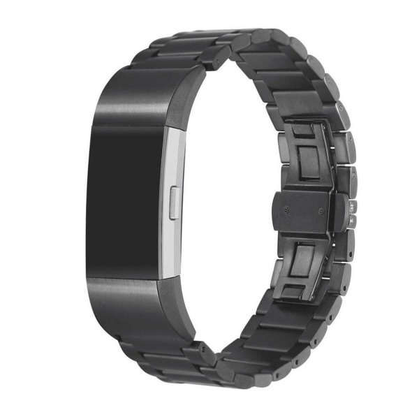 Fitbit Charge 2 Luksus Ruostumaton Teräs Kello Ranneke - Musta Black 4dc8 |  Black | Metall | Fyndiq