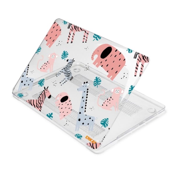 HAT PRINCE MacBook Pro 13 (A2251, A2289, 2020) / M1 / M2 (A2338, 2020) sødt cover i dyrestil - Zoologiske Dyr Pink