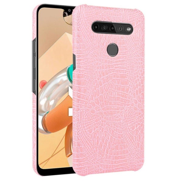 Croco Cover - LG K41S - Lyserød Pink