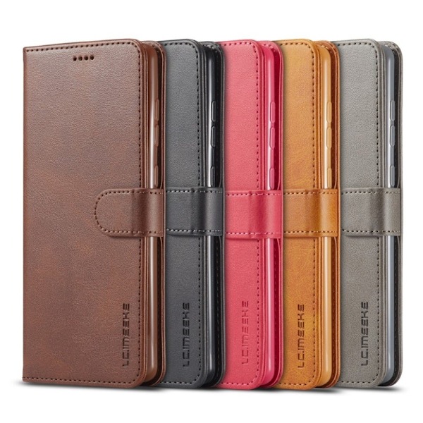 LC.IMEEKE Samsung Galaxy A03s flip etui - Brun Brown