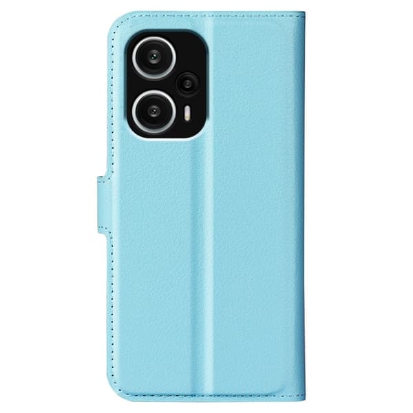 Classic Xiaomi Poco F5 / Redmi Note 12 Turbo Flippetui - Blå Blue