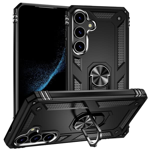 Bofink Combat Samsung Galaxy S24 kotelot - Musta Black