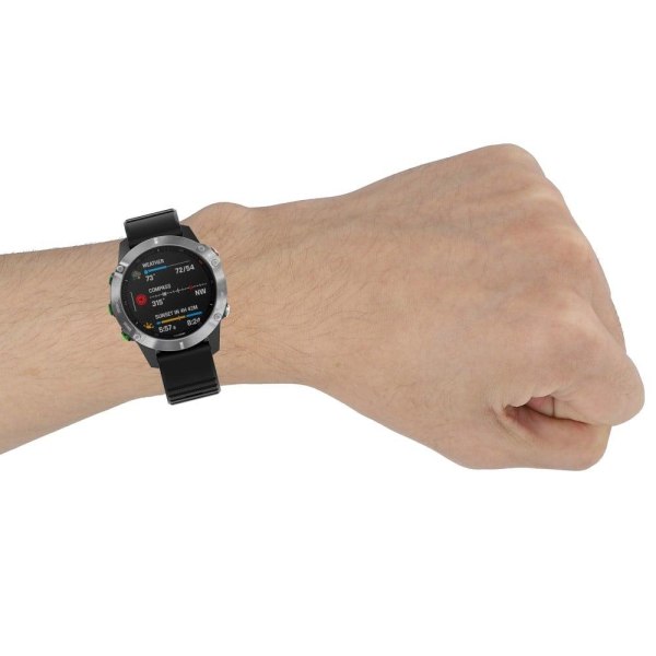 Garmin Epix / Fenix 7 silicone watch strap - Amber Yellow Gul