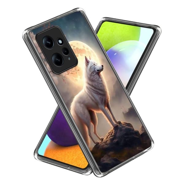 Deco Xiaomi Redmi Note 12 skal - Månskensvarg Vit