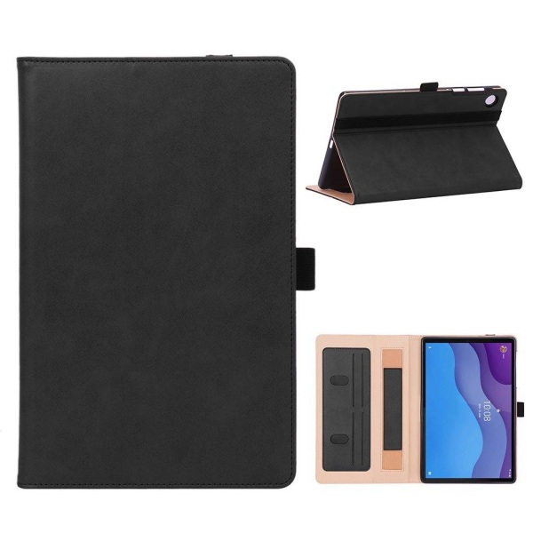 Lenovo Tab M10 HD Gen 2 business style  leather case - Black Black