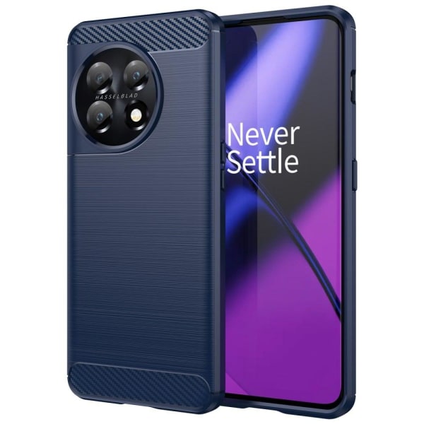 Carbon Flex Etui OnePlus 11 - Blå Blue