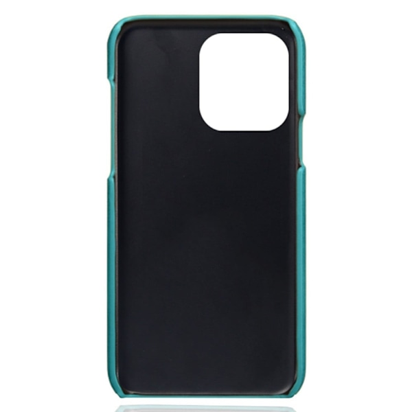 Dual Card iPhone 14 Pro Max kotelot - Vihreä Green