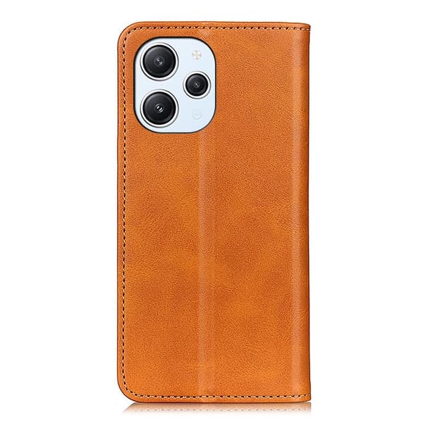 Äkta läder Xiaomi Redmi 12 fodral - Brun Brun