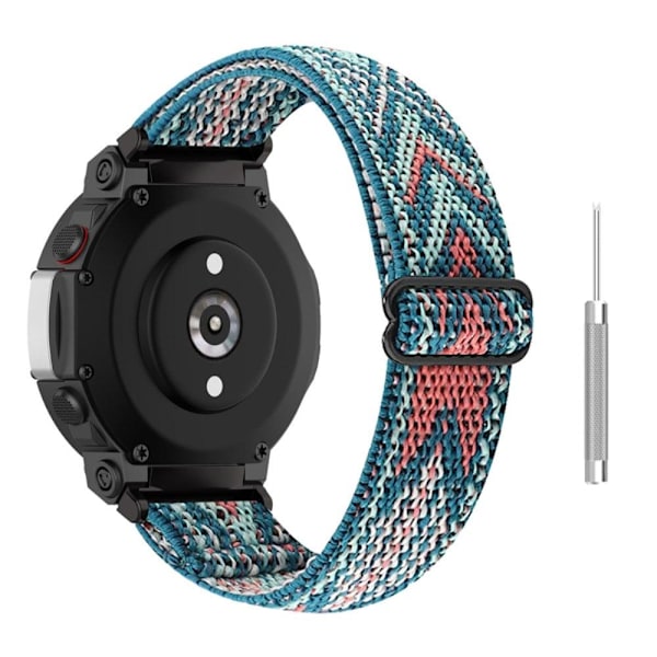 Amazfit T-Rex 2 klockarmband i nylon i etnisk stil - Pilmönster Blå