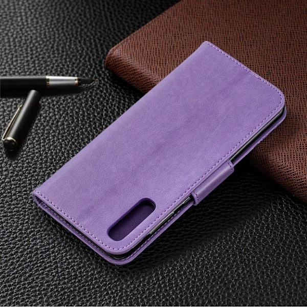 Butterfly Samsung Galaxy A70 kotelot - Violetti Purple