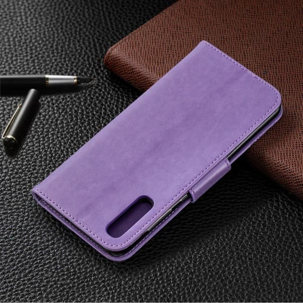 Butterfly Samsung Galaxy A70 veske - Lilla Purple