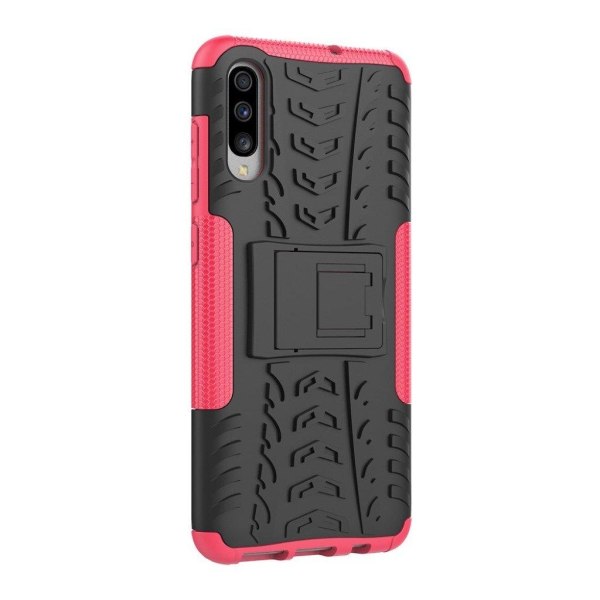 Samsung Galaxy A70 dæk hybrid cover - lyserød Pink