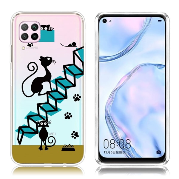 Deco Huawei P40 Lite / Nova 6 SE deksel - Trapp Black