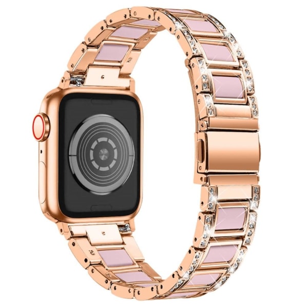 Apple Watch Series 8 (45mm) / Watch Ultra rhinestone stainless s Pink