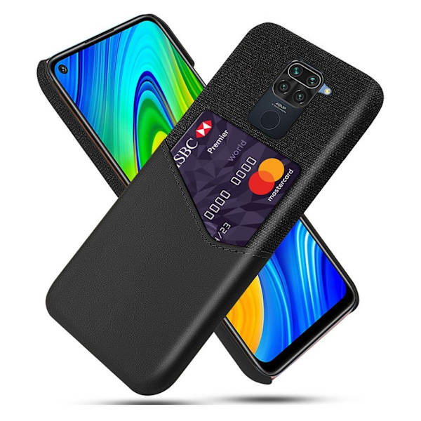 Bofink Xiaomi Redmi Note 9 Card kuoret - Musta Black