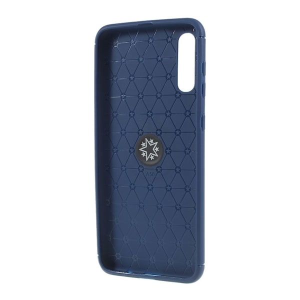 Samsung Galaxy A70 fingerring cover - blå Blue