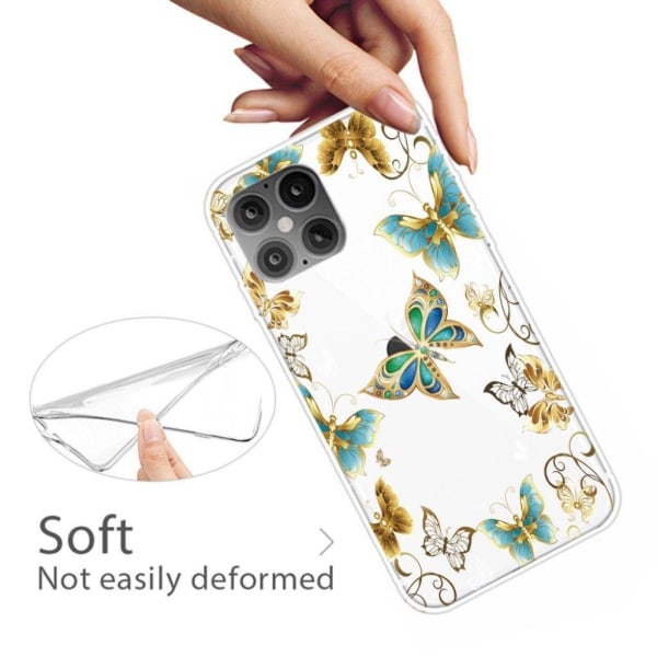 Deco iPhone 12 Pro Max case - Beautiful Butterfly Gold