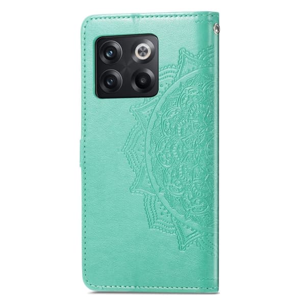 Mandala OnePlus 10T / Ace Pro Flippetui - Grønn Green