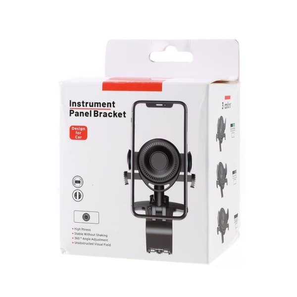 Universal 360 graders biltelefonholder til 65-87 mm telefoner Black
