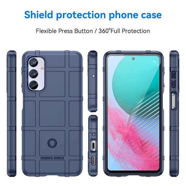 Rugged Shield Etui Samsung Galaxy F54 / M54 - Blå Blue