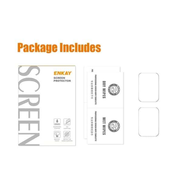 2Pcs HAT PRINCE Xiaomi Smart Band 8 Pro aluminum-silicon glass screen protector Transparent