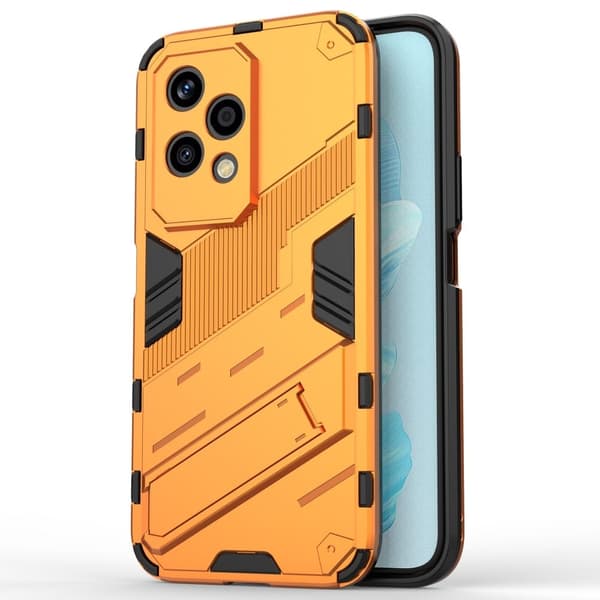 Støtsikkert hybriddeksel med et moderne preg for Honor 200 Lite - Oransje Orange