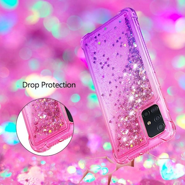 Princess Samsung Galaxy A51 cover - Rose / Lilla Multicolor