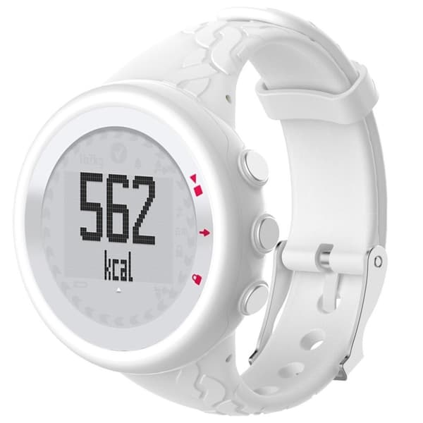 Suunto M1-M2-M4-M5 kvinnlig version klockarmband TPE zinklegering - Vit Vit