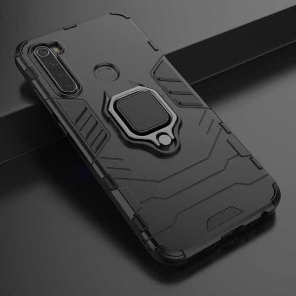 Ring Guard Xiaomi Redmi Note 8 cover - Sort Black