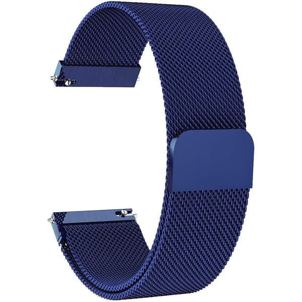 Ticwatch 2 / E / C2 milanesisk urrem i rustfrit stål - Blå Blue