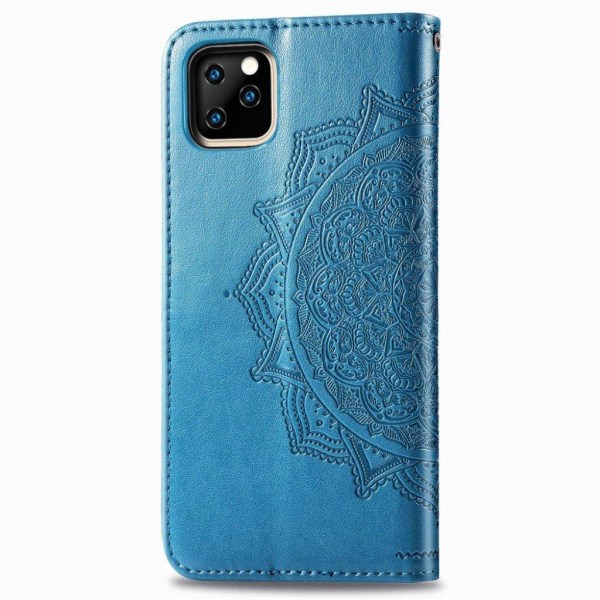 Mandala iPhone 11 Pro Max læderetui - Blå Blue