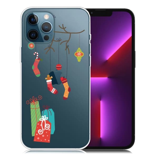 Joulu iPhone 13 Pro tapauksessa - Sukat Ja Lahjat Multicolor