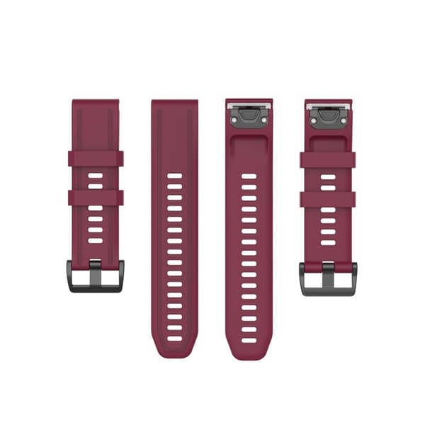 Garmin Fenix 6S holdbar Urrem - Vinrød Red