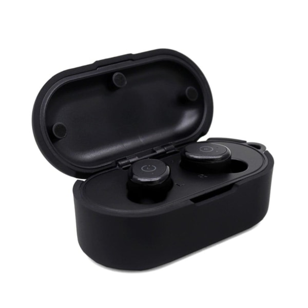 Tozo T10 silicone case with buckle - Black Svart