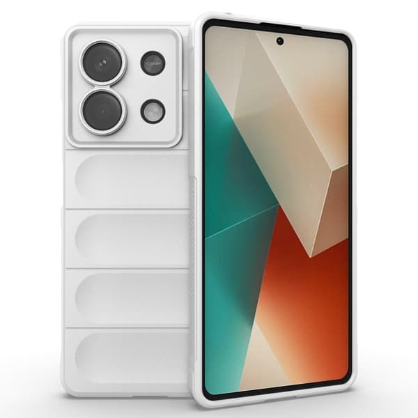 Deksel med mykt grep for Xiaomi Redmi Note 13 5G  - Hvit White