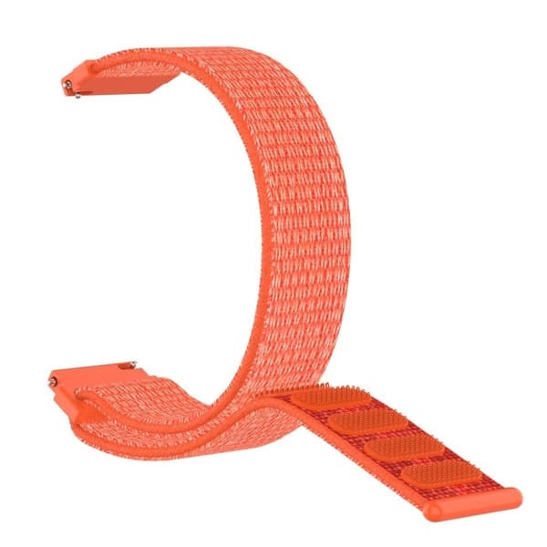 Samsung Galaxy Watch (42mm) nylonurrem med velcro - orange Orange