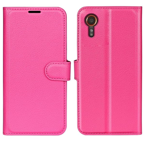 Klassisk Samsung Galaxy Xcover 7 flip etui - Rose Pink