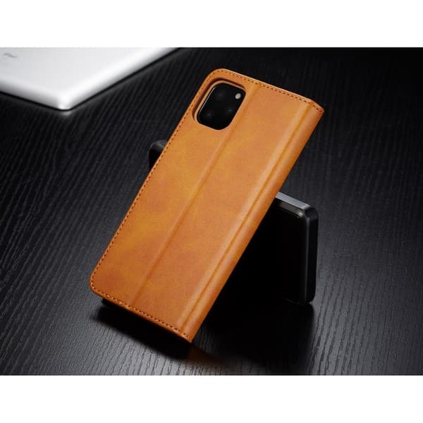 LC.IMEEKE iPhone 11 Pro Flip kotelot - Ruskea Brown
