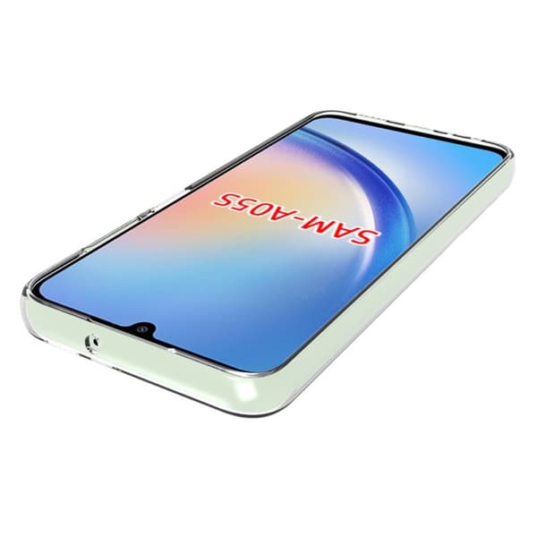 Tunt genomskinligt Samsung Galaxy A05s skal Transparent