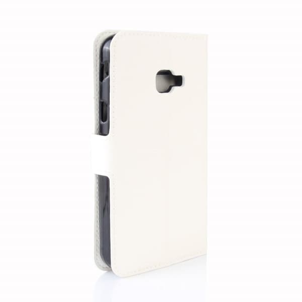 Samsung Xcover 4 Litchi Tekstur PU Lær Flip Etui - Hvit White