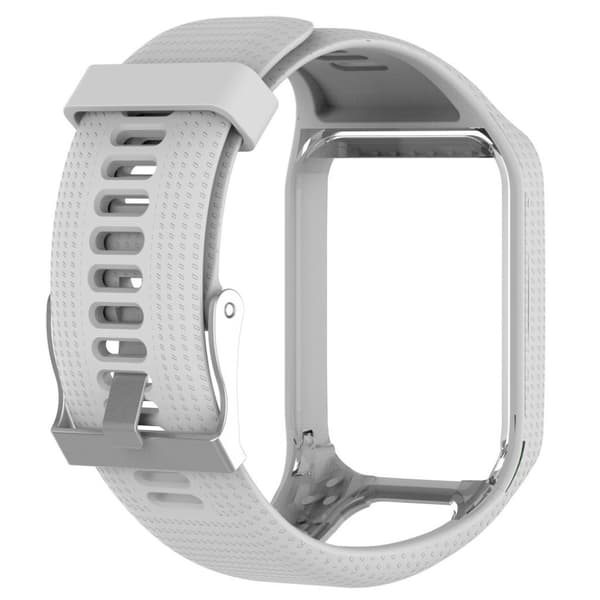 TomTom Runner/Spark/Adventurer 2/3 blød silikone cover - Hvid White