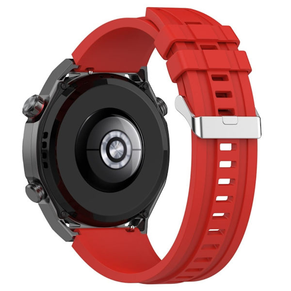 22mm silikonihihna Huawei-kelloon - Punainen Red