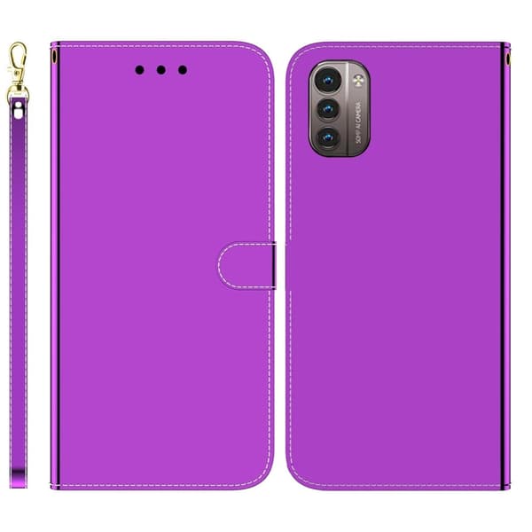 Mirror Nokia G11 / Nokia G21 flip-etui - Lilla Purple