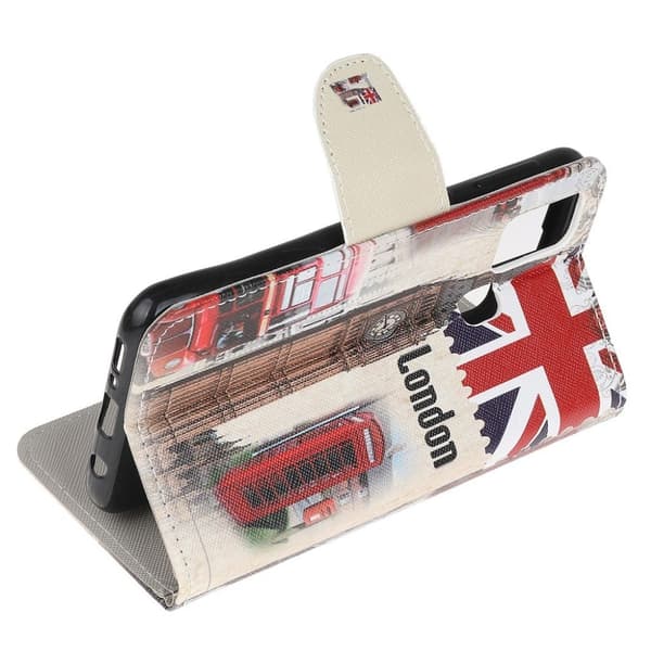 Wonderland Huawei P Smart 2020 Etui - Big Ben og Engelsk Flag Multicolor