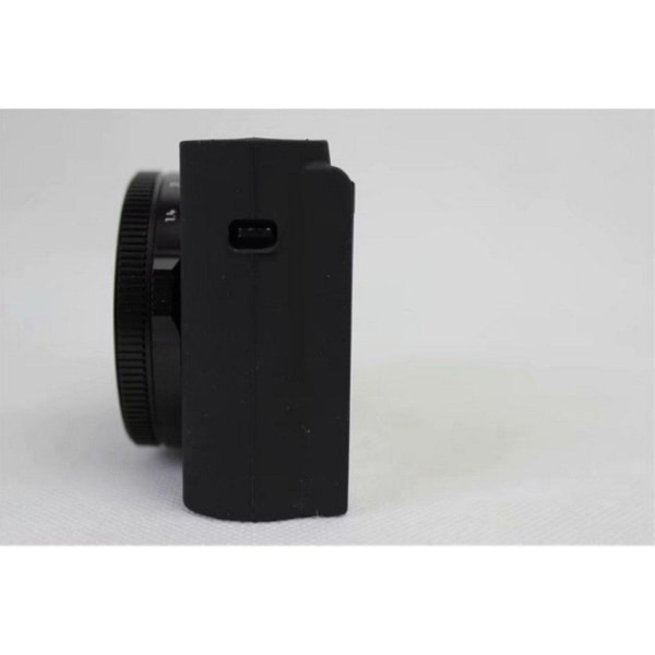 Panasonic DMC-LX10 kameraskydd silikon - Svart Svart