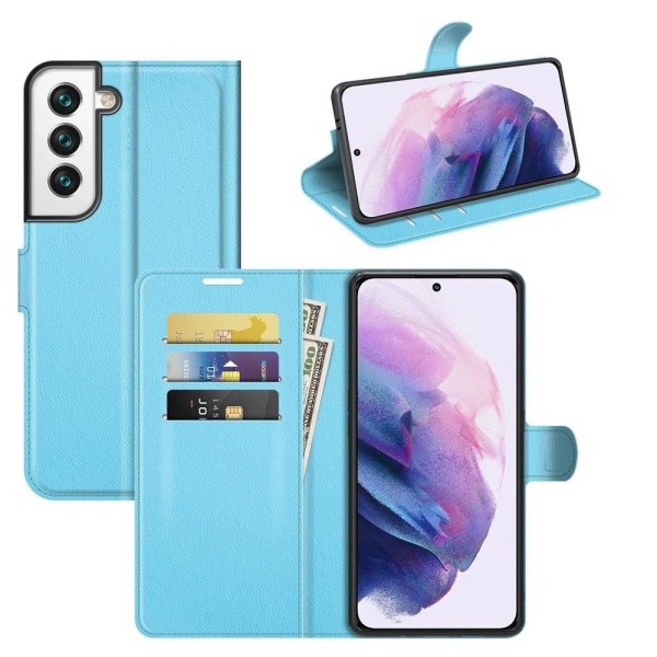 Classic Samsung Galaxy S22 Plus Flip Etui - Blå Blue