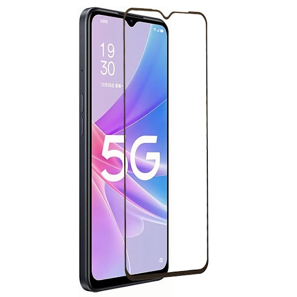 Oppo A56s kosketusherkkä ja temperoitu suojalasi Transparent