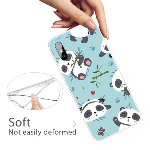 Deco Xiaomi Redmi 9A skal - Söt Panda Blå
