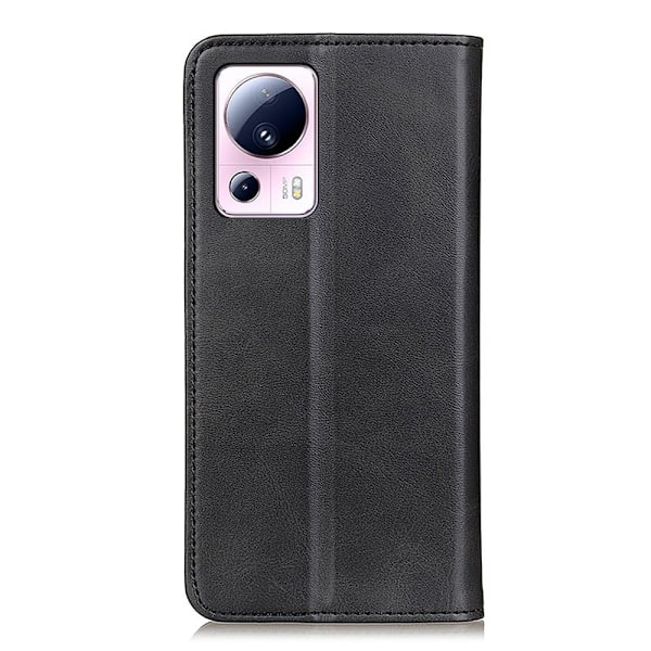 Äkta läder Xiaomi 13 Lite / Xiaomi Civi 2 fodral - Svart Svart